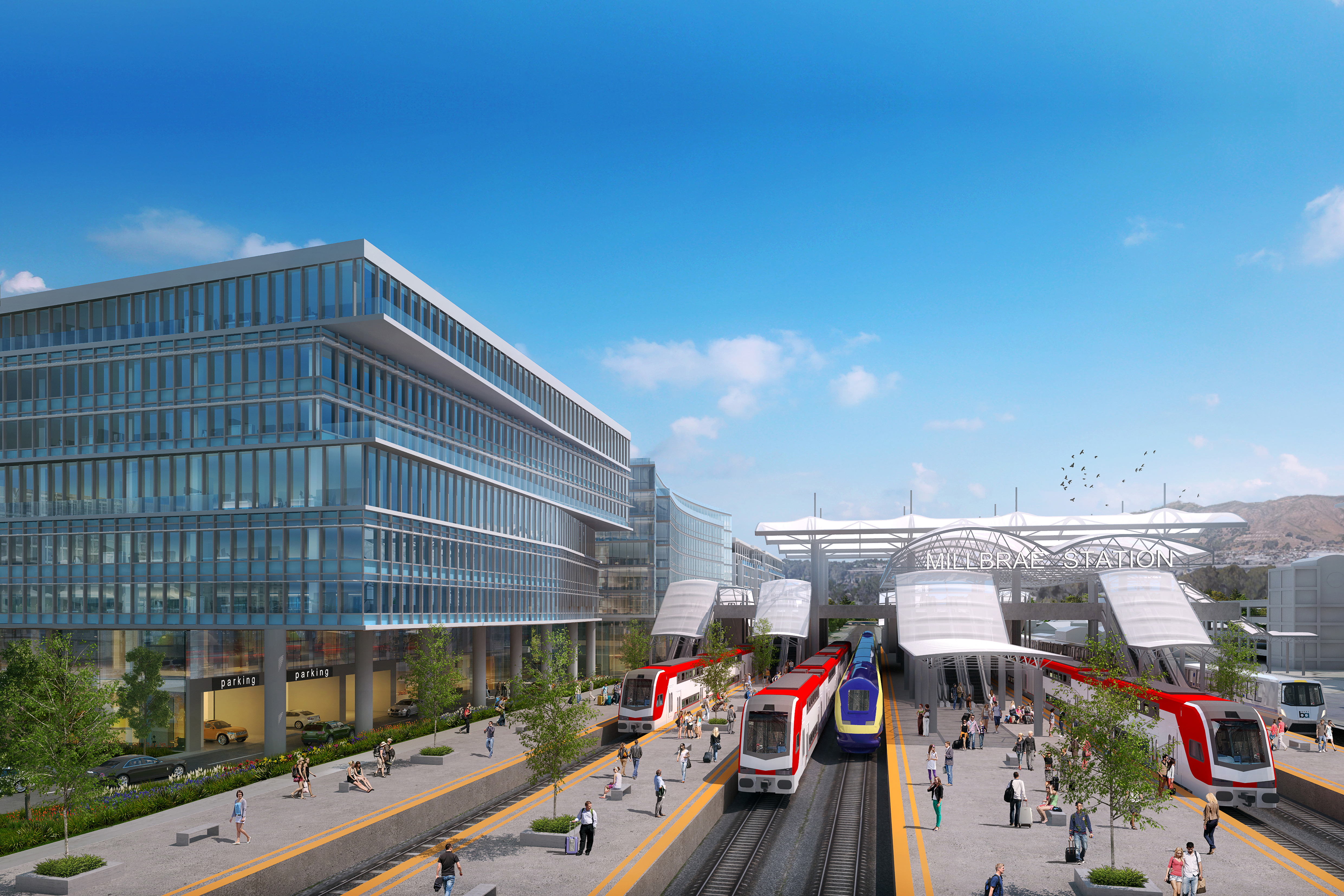 Millbrae Station Render 3